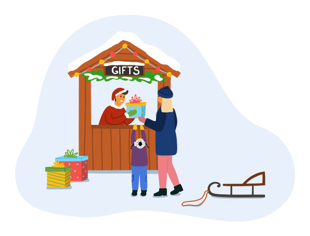 圣诞市集及节日市集海报图片下载