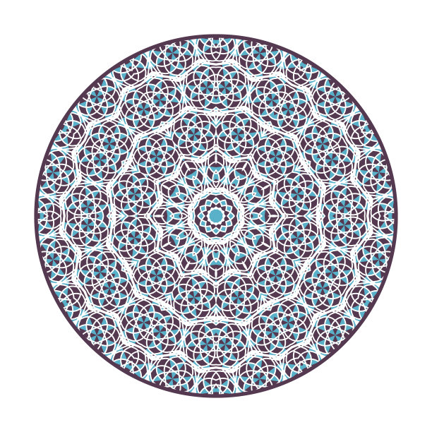 亚洲几何曼荼罗图片下载