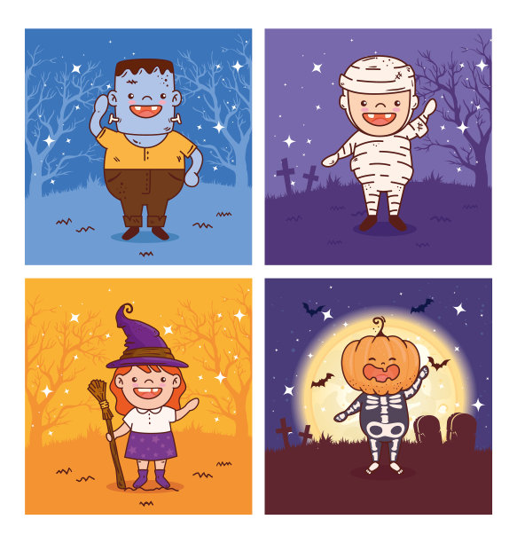 设置场景儿童乔装打扮快乐图片下载