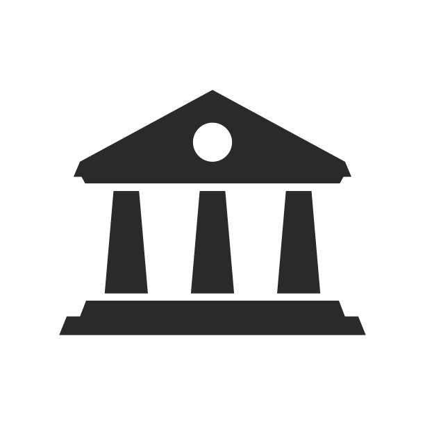 银行图标矢量设计插图图片下载