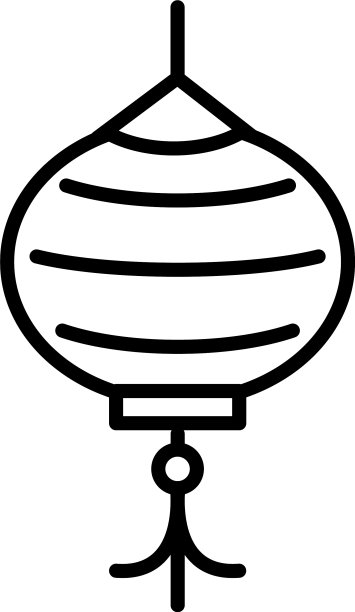 快乐的中秋节可爱的灯笼装饰图片下载