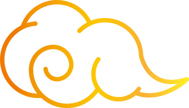 卷云天空白色背景渐变风格图片下载