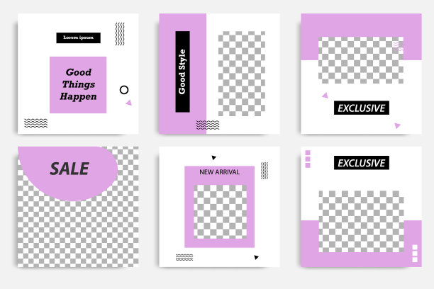 最小布局设计背景黑紫色图片下载