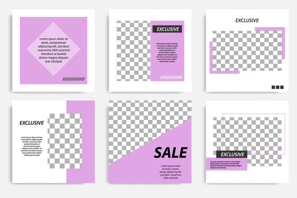 最小布局设计背景黑紫色图片下载