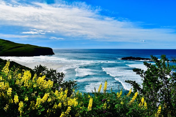 悬崖上的海景图片下载