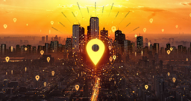 用大头针标记城市。旅游和旅游相关的概念。图片下载