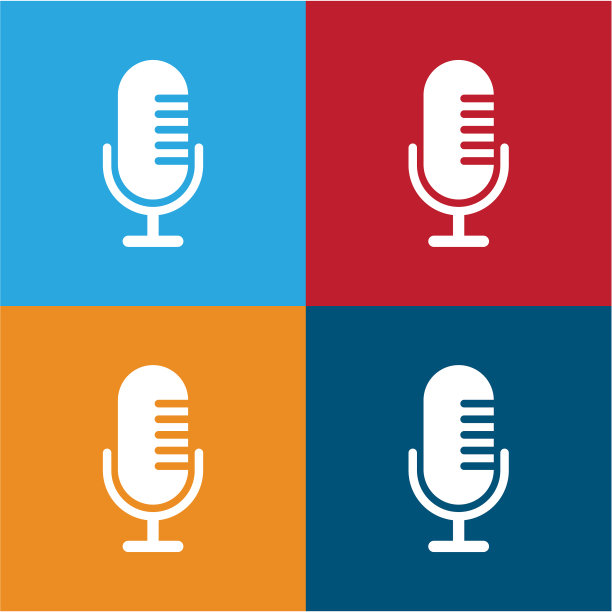 麦克风图标标志模板图片下载