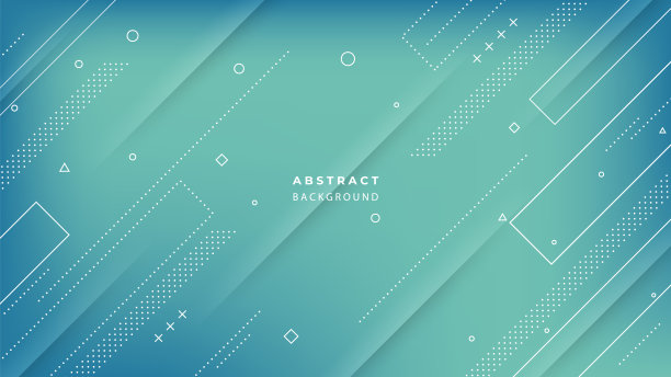 现代色彩丰富的几何形状和物体。抽象设计模板的小册子，传单，横幅，标题，书封面，笔记本背景矢量图片下载