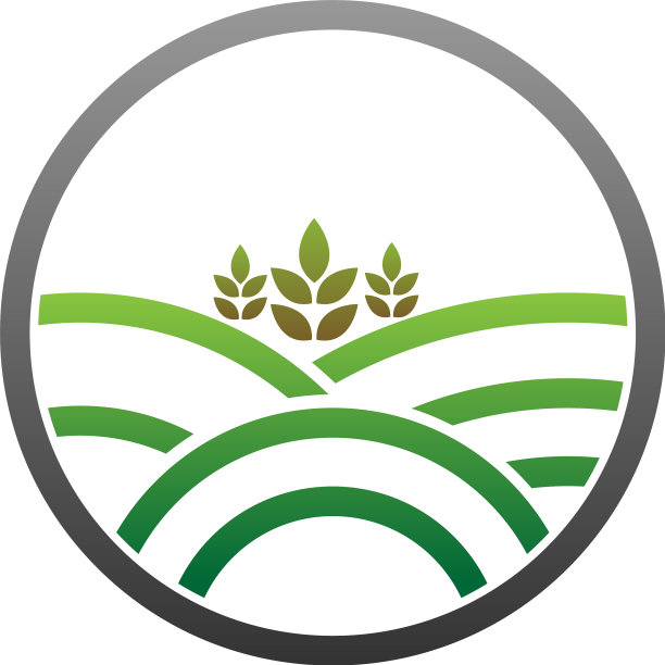 农业标志树叶子标志设计图片下载