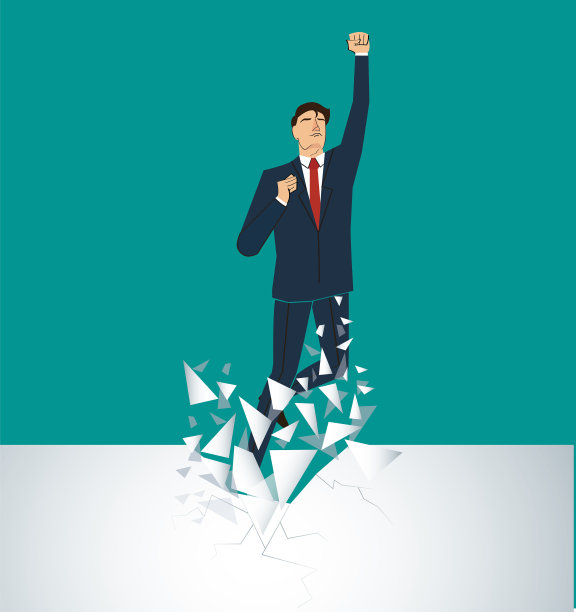 商人庆祝成功的成就图片下载