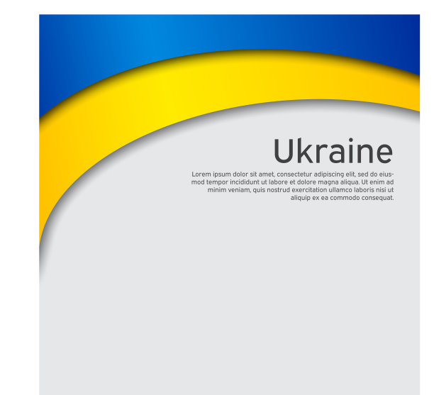 封面旗帜在国家颜色乌克兰抽象图片下载