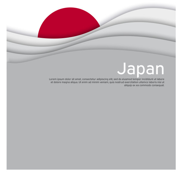 封面旗帜的颜色日本背景图片下载