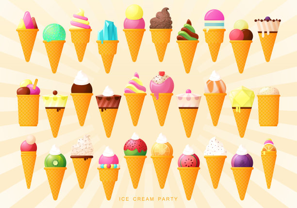 收藏的冰淇淋图标图片下载