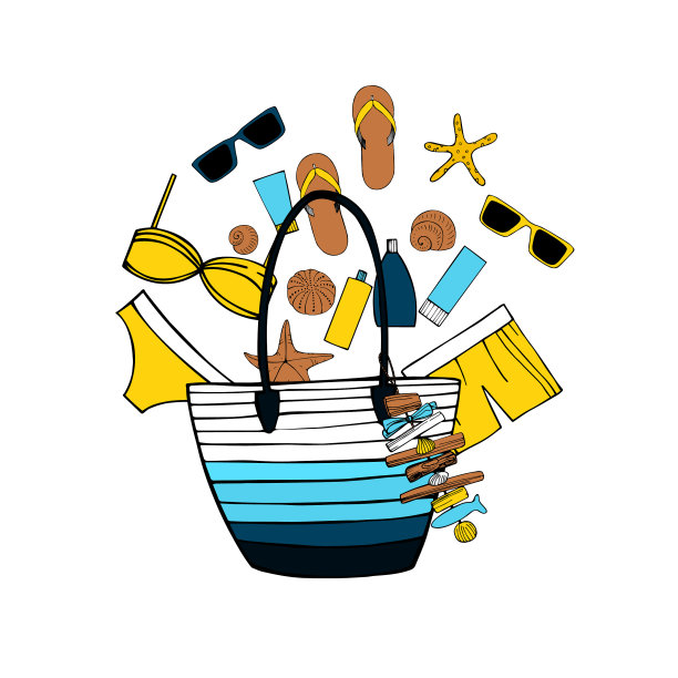 夏日沙滩包图片下载