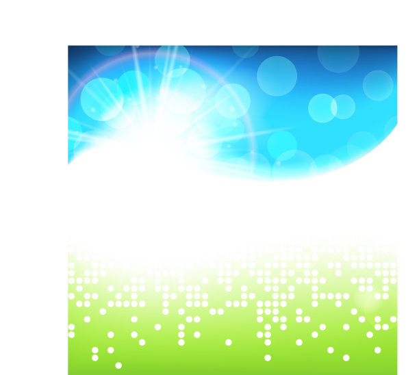 阳光明亮的绿色蓝色背景绿色自然图片下载