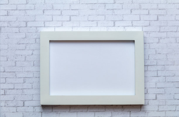 白色框架模型平面放置简单清洁春季，苗圃，艺术，婚礼，派对，母亲节，销售图片下载