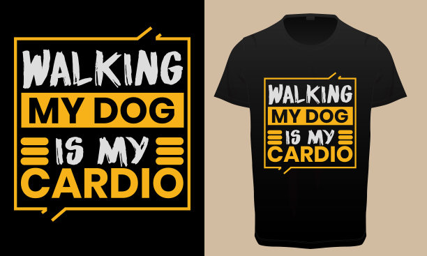 宠物爱好者印刷t恤图片下载