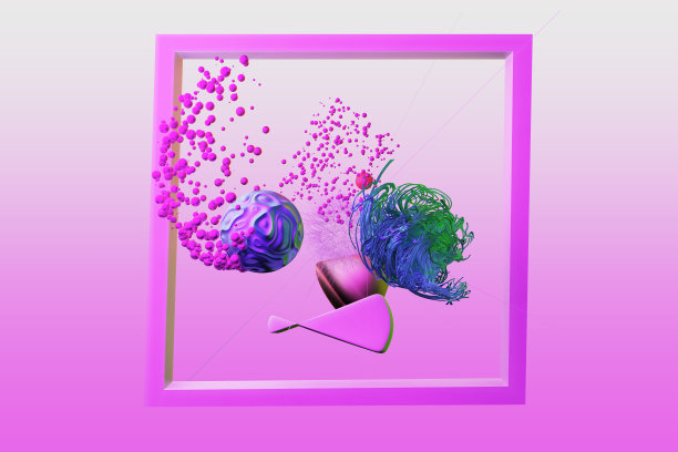 框架中的抽象图形图片下载