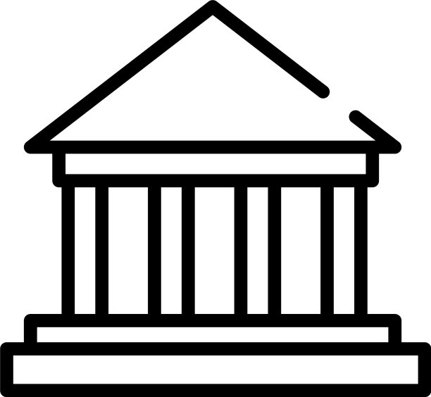 列建筑线条风格图标图片下载