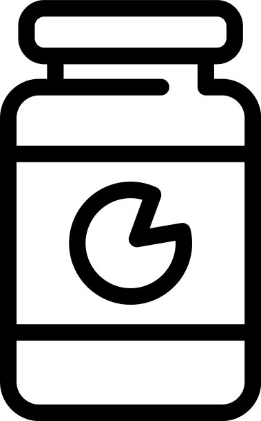 奶酪罐图标轮廓风格图片下载