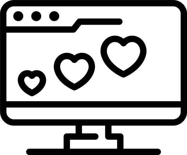 喜欢浏览器图标轮廓样式图片下载