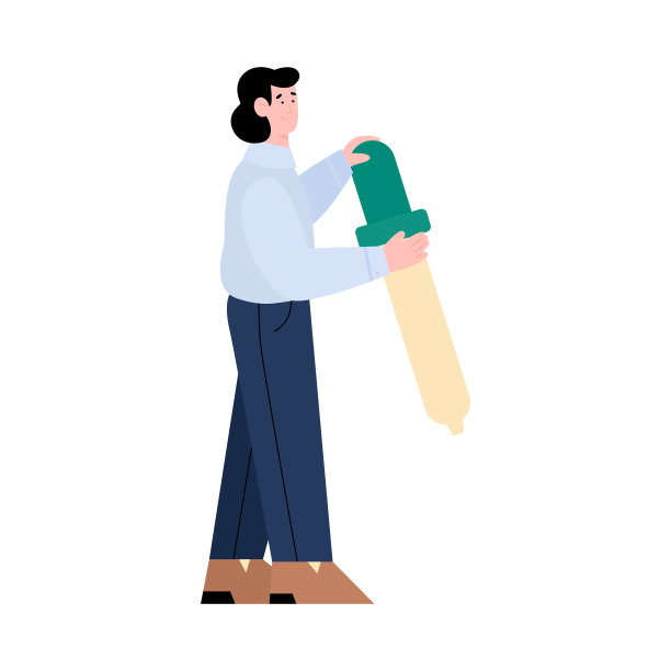 UI和UX设计师男性卡通人物矢量插图孤立。图片下载