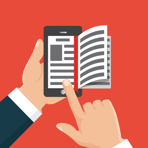 电子书在手，拇指翻页图片下载