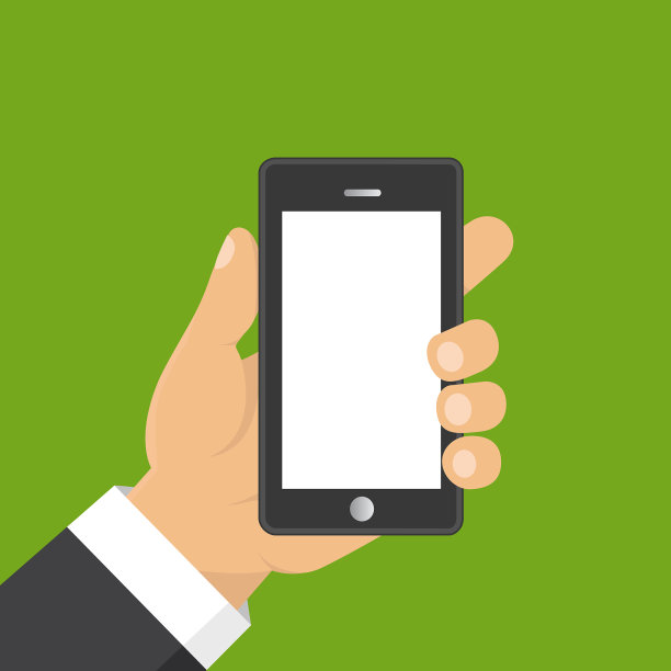 手持平板智能手机经营理念图片下载