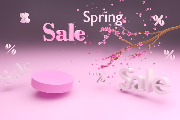 3D渲染弹簧平台图片下载