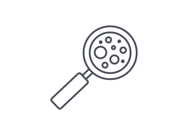 在实验室里用来检查微生物的放大镜图片下载