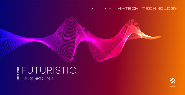 波浪抽象彩色线波浪抽象上图片下载