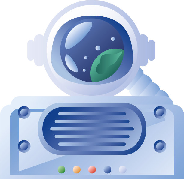 白色背景的空间通信无线电图片下载