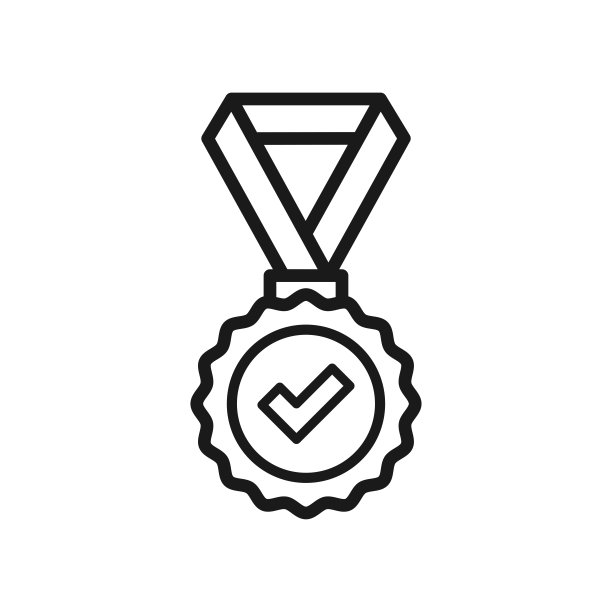 奖项图标在时尚的平面设计，奖章图标图片下载