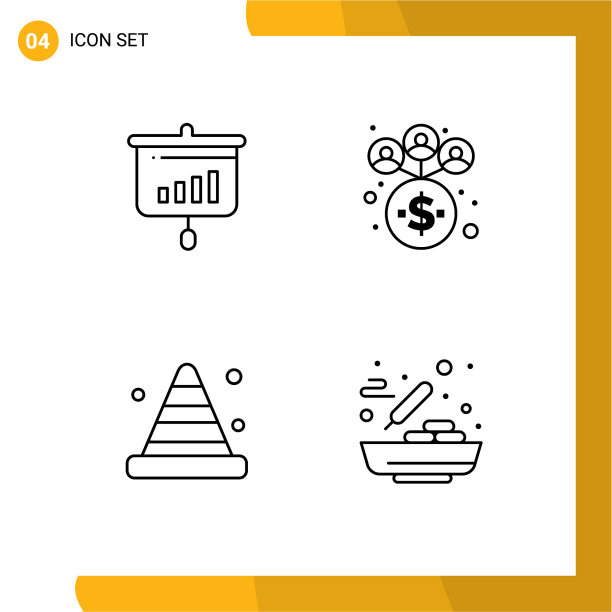 现代集4填充线平色象形文字图片下载