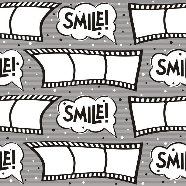 照片漫画无缝模式波普艺术风格。图片下载