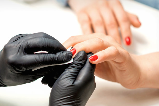 美甲师泄露女性红色指甲图片下载