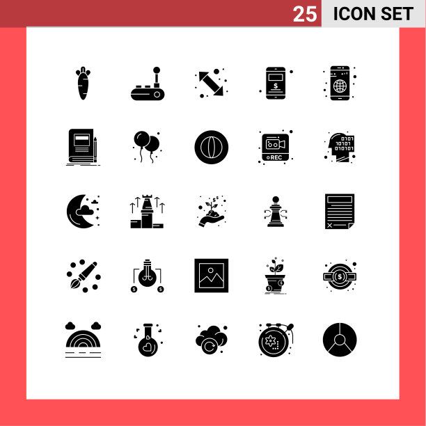 组25现代固体象形文字集图片下载