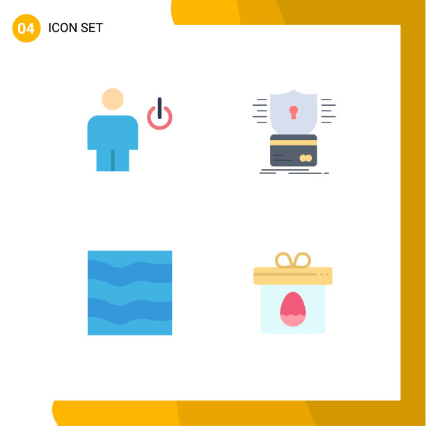 为头像设置4个商业平面图标包图片下载