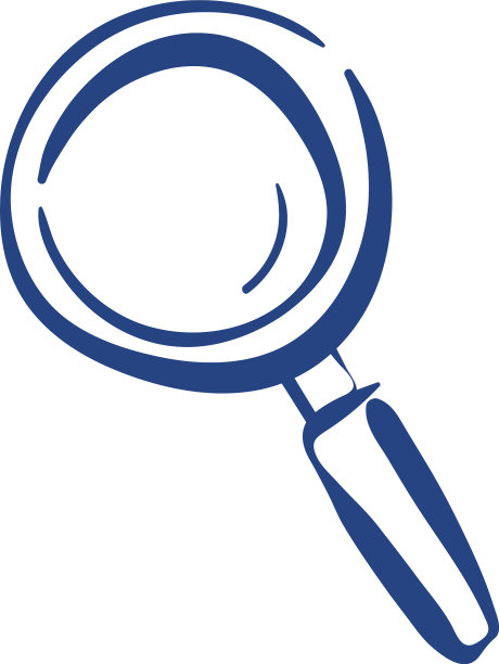 搜索放大镜自由形式风格图标图片下载