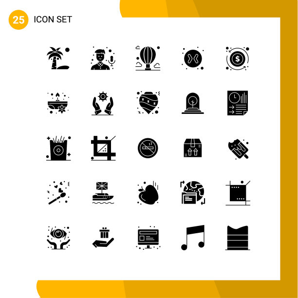 主题立体符号和可编辑符号的25个图片下载