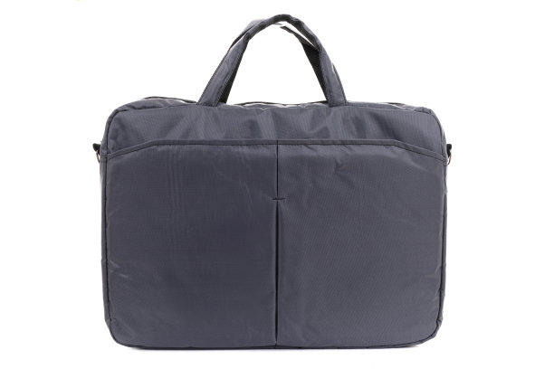 灰色的纺织袋，保护笔记本电脑的近处图片下载