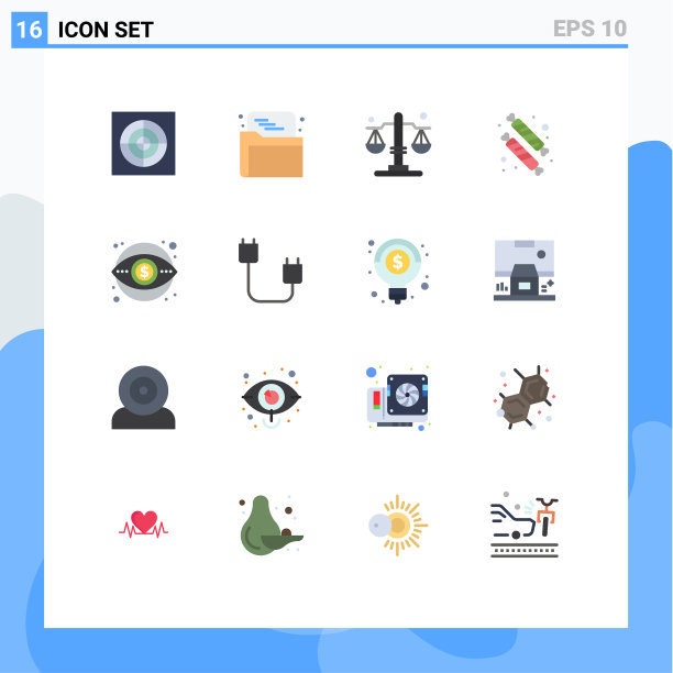 16平色概念为网站移动和图片下载