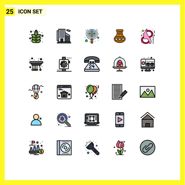 填充线平色包25通用图片下载