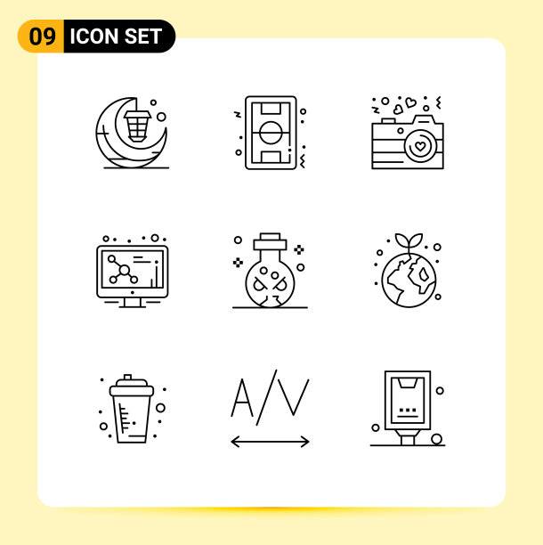 主题提纲和可编辑的符号图片下载