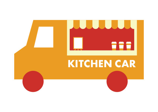厨房车图标插图图片下载