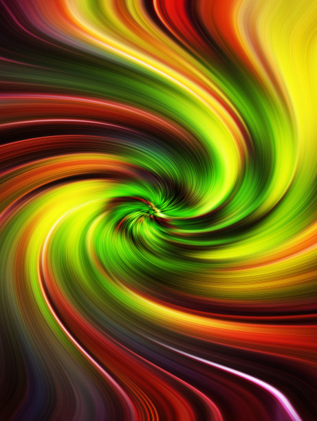 数字生成多色漩涡图案的抽象图像图片下载