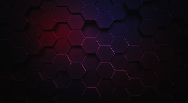 3D黑色蜂窝背景照片插图图片下载