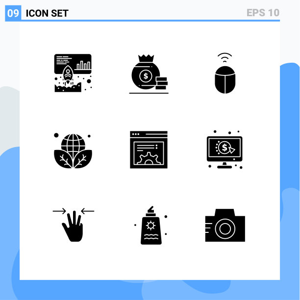 通用图标符号组9现代立体图片下载