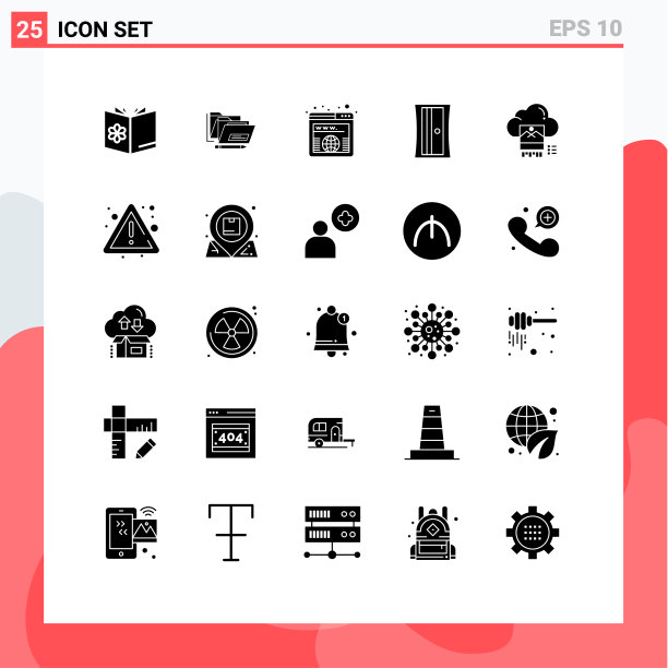 固体字形包25通用符号JPG图片下载