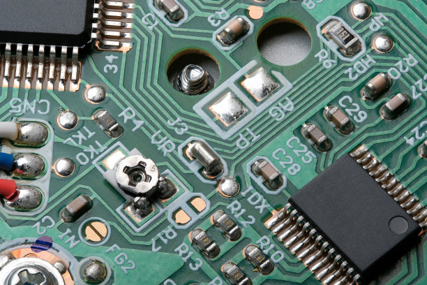 电子微电路的碎片图片下载